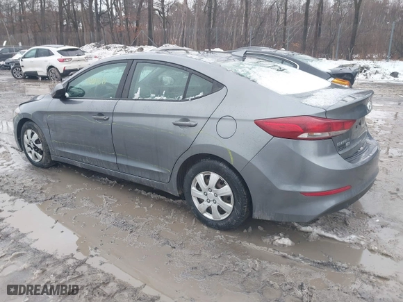 2017 Hyundai Elantra SE with VIN KMHD74LFXHU095512, listed as a IAAI auction lot 41627746 with 206,868 mi miles. Bid and sale history available at carsss.com. Image 3.