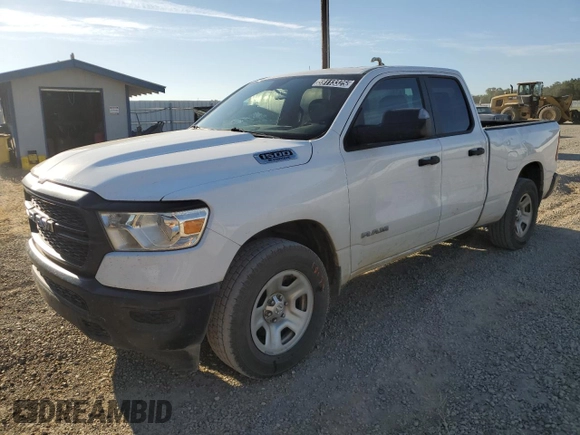 2021 Ram 1500 Tradesman with VIN 1C6RRFCG7MN697353, listed as a Copart auction lot 59113325 with 107,420 mi miles and Clean title. Bid and sale history available at DreamBid. Image 1.