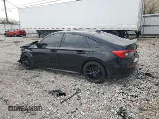 2022 Honda Civic Si with VIN 2HGFE1E55NH473130, listed as a Copart auction lot 46114755 with 34,367 mi miles and Salvage Title. Bid and sale history available at DreamBid. Image 2.