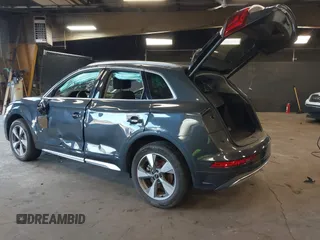 2023 Audi Q5 Premium with VIN WA1ABAFY7P2053949, listed as a IAAI auction lot 41657681 with 18,414 mi miles and . Bid and sale history available at DreamBid. Image 3.