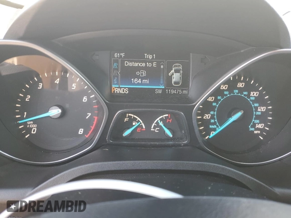 2014 Ford Escape Titanium with VIN 1FMCU9JX5EUB98765, listed as a Copart auction lot 55294785 with 119,475 mi miles and Salvage Title. Bid and sale history available at carsss.com. Image 9.