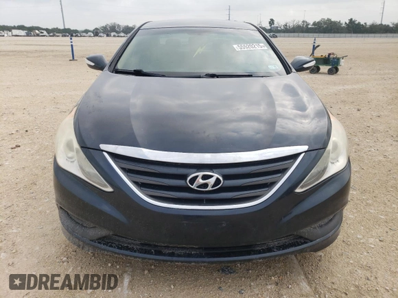 2014 Hyundai Sonata GLS with VIN 5NPEB4AC2EH909741, listed as a Copart auction lot 55520215 with 151,621 mi miles and Clean Title. Bid and sale history available at carsss.com. Image 5.
