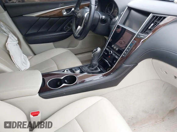 2019 Infiniti Q50 Luxe с VIN JN1EV7AR5KM552685, выставлен на аукционе IAAI как лот 42220727 с пробегом 55 629 миль миль и . История ставок и продаж доступна на DreamBid. Изображение 5.