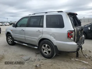 2008 Honda Pilot SE with VIN 5FNYF283X8B021057, listed as a Copart auction lot 43867145 with Not Provided miles and Salvage Title. Bid and sale history available at DreamBid. Image 2.