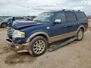 2013 Ford Expedition XLT with VIN 1FMJU1H5XDEF08088, listed as a Copart auction lot 62308255 with 123,203 mi miles and Salvage title. Bid and sale history available at DreamBid. Image 1.