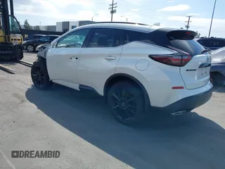 2023 Nissan Murano SV with VIN 5N1AZ2BJXPC110599, listed as a IAAI auction lot 41488995 with 7,412 mi miles. Bid and sale history available at carsss.com. Image 3.