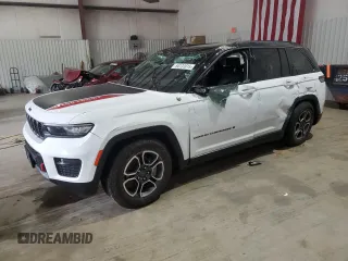 2022 Jeep Grand Cherokee Trailhawk with VIN 1C4RJHCG5N8627748, listed as a Copart auction lot 54131615 with 20,412 mi miles and Salvage title. Bid and sale history available at DreamBid. Image 1.