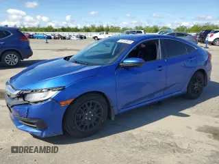 2017 Honda Civic LX with VIN 2HGFC2F5XHH537127, listed as a Copart auction lot 49743925 with 122,418 mi miles and Salvage Title. Bid and sale history available at DreamBid. Image 1.