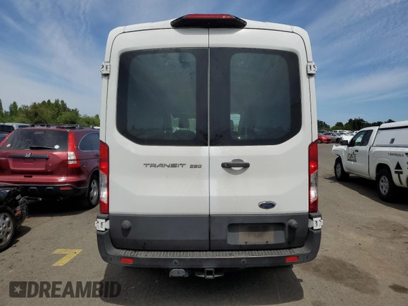 2019 Ford Transit with VIN 1FTYR2CG6KKB30997, listed as a Copart auction lot 58877554 with 43,205 mi miles and Salvage Title. Bid and sale history available at carsss.com. Image 6.