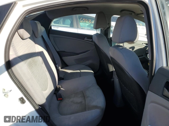 2017 Hyundai Accent SE with VIN KMHCT4AE2HU365592, listed as a Copart auction lot 65585792 with 70,322 mi miles. Bid and sale history available at carsss.com. Image 6.