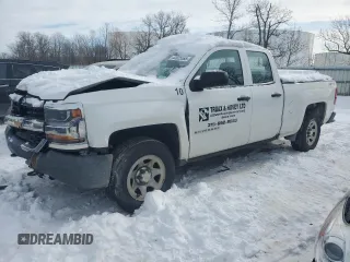 2016 Chevrolet Silverado 1500 Work Truck with VIN 1GCVKNEC3GZ119618, listed as a Copart auction lot 42025555 with 163,383 mi miles and Salvage Title. Bid and sale history available at carsss.com. Image 1.