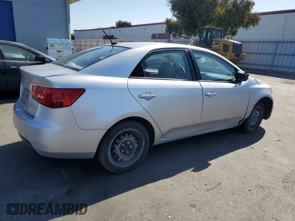 2011 Kia Forte LX with VIN KNAFT4A2XB5450007, listed as a Copart auction lot 73014424 with 160,120 mi miles and Salvage Title. Bid and sale history available at carsss.com. Image 3.