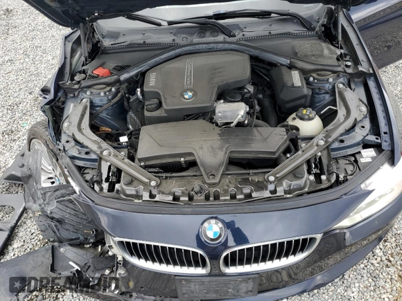 2015 BMW 4 Series 428i with VIN WBA3V7C51F5A24110, listed as a Copart auction lot 44643575 with 77,423 mi miles and Salvage Title. Bid and sale history available at carsss.com. Image 12.