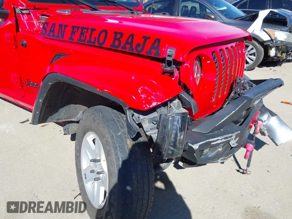 2022 Jeep Gladiator Willys Sport z VIN 1C6HJTAG0NL180848, wystawiony jako IAAI lot #41778129 z przebiegiem Nie podano mil oraz . Historia ofert i sprzedaży dostępna na DreamBid. Obrazek 21.