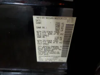 2015 Nissan Murano SL with VIN 5N1AZ2MH9FN251600, listed as a Copart auction lot 44208985 with 164,703 mi miles and Salvage Title. Bid and sale history available at carsss.com. Image 13.