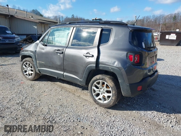 2017 Jeep Renegade Latitude with VIN ZACCJBBB9HPG58863, listed as a IAAI auction lot 41229109 with 112,865 mi miles and . Bid and sale history available at DreamBid. Image 3.