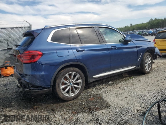 2019 BMW X3 xDrive30i with VIN 5UXTR9C5XKLD93135, listed as a Copart auction lot 62034204 with 0 mi miles and Salvage Title. Bid and sale history available at carsss.com. Image 3.