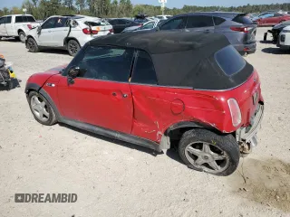 2005 MINI Convertible S with VIN WMWRH33535TF84456, listed as a Copart auction lot 50120725 with 149,840 mi miles and Salvage Title. Bid and sale history available at DreamBid. Image 2.