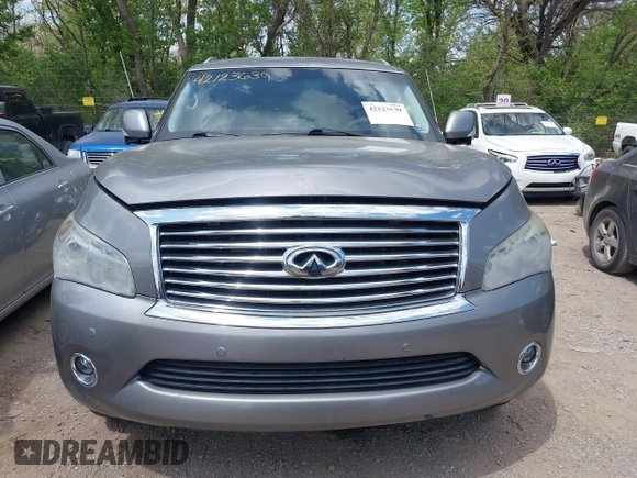 2014 Infiniti QX80 with VIN JN8AZ2NE4E9064351, listed as a IAAI auction lot 42123639 with 164,540 mi miles. Bid and sale history available at carsss.com. Image 13.