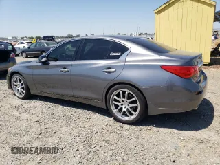 2016 Infiniti Q50 Premium with VIN JN1EV7AP5GM301199, listed as a Copart auction lot 62756045 with 52,580 mi miles and Salvage title. Bid and sale history available at DreamBid. Image 2.