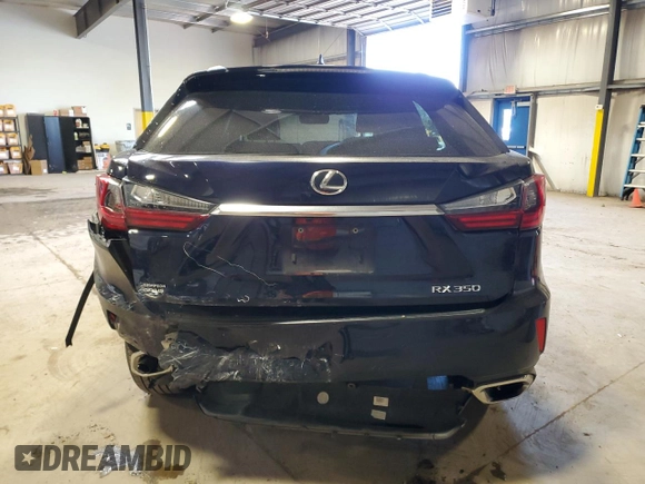 2018 Lexus RX 350 z VIN 2T2BZMCA1JC161244, wystawiony jako Copart lot #55140755 z przebiegiem 60 096 mil mil oraz Szkoda całkowita • Salvage title. Historia ofert i sprzedaży dostępna na DreamBid. Obrazek 6.