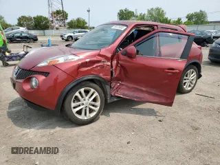 2014 Nissan Juke Nismo with VIN JN8AF5MV4ET360873, listed as a Copart auction lot 59075595 with Not provided miles and Salvage title. Bid and sale history available at DreamBid. Image 1.