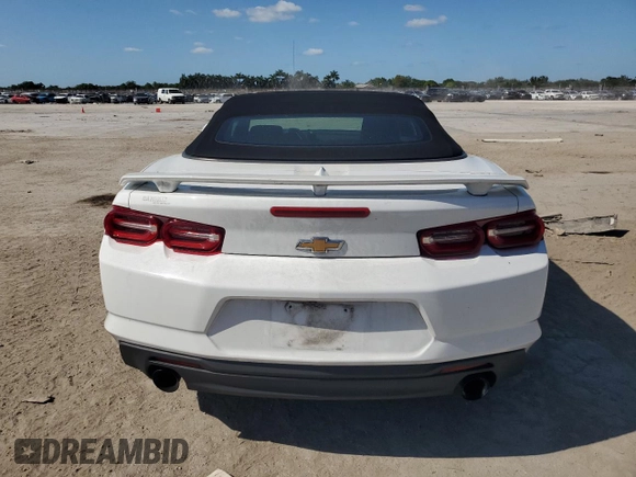 2019 Chevrolet Camaro 1LT with VIN 1G1FB3DS2K0123666, listed as a Copart auction lot 80434184 with 81,195 mi miles and Salvage Title. Bid and sale history available at carsss.com. Image 6.