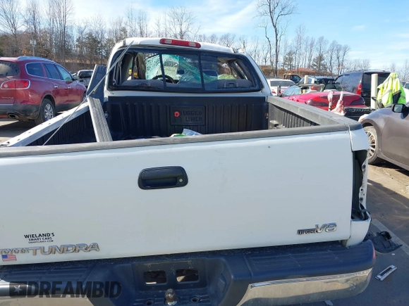 2003 Toyota Tundra SR5 with VIN 5TBRT34173S354627, listed as a IAAI auction lot 41457159 with 162,341 mi miles and . Bid and sale history available at DreamBid. Image 16.