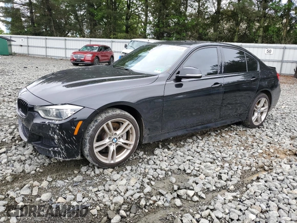 2018 BMW 3 Series 330i xDrive with VIN WBA8D9C58JEB34939, listed as a Copart auction lot 58673705 with 51,639 mi miles and Salvage title. Bid and sale history available at DreamBid. Image 1.