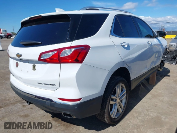 2019 Chevrolet Equinox Premier with VIN 3GNAXYEX3KS614290, listed as a IAAI auction lot 41724689 with 76,734 mi miles. Bid and sale history available at carsss.com. Image 4.
