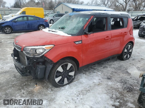 2017 Kia Soul + with VIN KNDJP3A59H7483700, listed as a Copart auction lot 87900925 with 74,717 mi miles and Salvage Title. Bid and sale history available at DreamBid. Image 1.