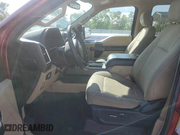 2016 Ford F-150 XL with VIN 1FTEW1CP4GFD12090, listed as a Copart auction lot 55382975 with 55,603 mi miles and Salvage title. Bid and sale history available at DreamBid. Image 7.
