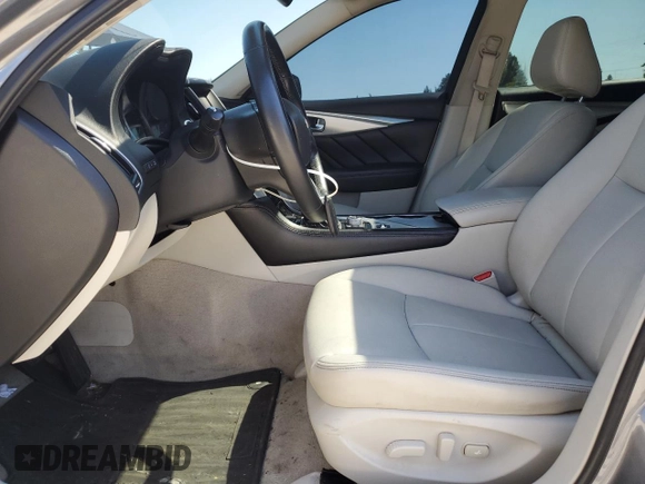 2020 Infiniti Q50 Luxe with VIN JN1EV7AR7LM250090, listed as a Copart auction lot 63420145 with 47,023 mi miles and Salvage title. Bid and sale history available at DreamBid. Image 7.