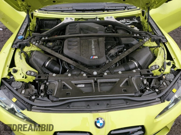 2021 BMW M4 Competition with VIN WBS33AZ01MCG52204, listed as a Copart auction lot 82550333 with 26,194 mi miles. Bid and sale history available at carsss.com. Image 11.