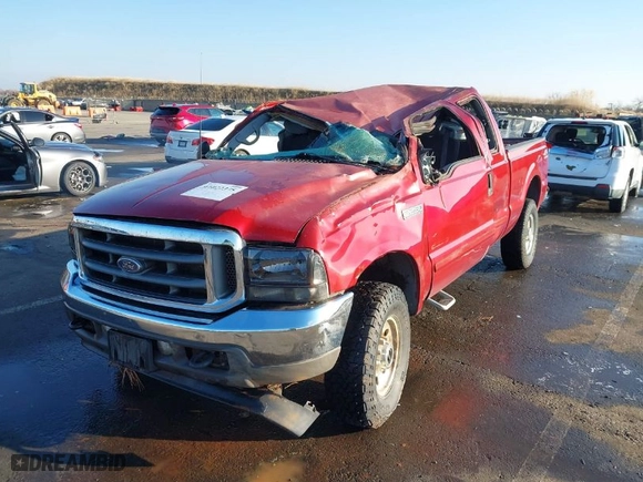 2002 Ford Super Duty F-250 XL with VIN 1FTNX21FX2ED19444, listed as a IAAI auction lot 41022375 with 149,401 mi miles. Bid and sale history available at carsss.com. Image 6.
