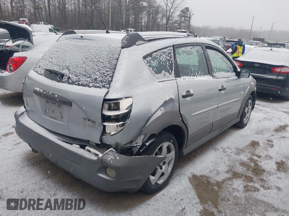 2008 Pontiac Vibe with VIN 5Y2SL65868Z400671, listed as a IAAI auction lot 41607820 with Not Provided miles. Bid and sale history available at carsss.com. Image 4.