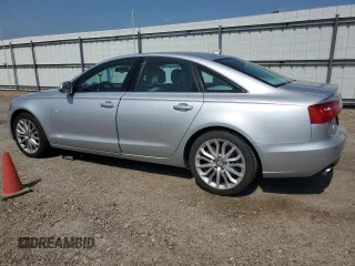 2014 Audi A6 Premium Plus with VIN WAUFMAFC6EN013641, listed as a Copart auction lot 54417055 with 95,749 mi miles and Salvage title. Bid and sale history available at DreamBid. Image 2.