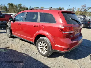 2015 Dodge Journey SXT with VIN 3C4PDCCG3FT751795, listed as a Copart auction lot 76947054 with Not provided miles and Salvage title. Bid and sale history available at DreamBid. Image 2.
