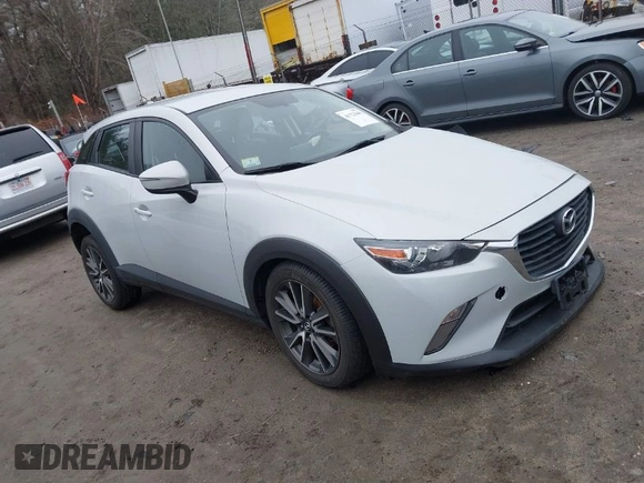 2017 Mazda CX-3 Touring with VIN JM1DKFC77H0155101, listed as a IAAI auction lot 41722040 with 92,653 mi miles. Bid and sale history available at carsss.com. Image 1.