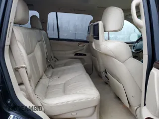 2015 Lexus LX 570 with VIN JTJHY7AX7F4184982, listed as a Copart auction lot 83942454 with 140,524 mi miles and Salvage Title. Bid and sale history available at DreamBid. Image 12.