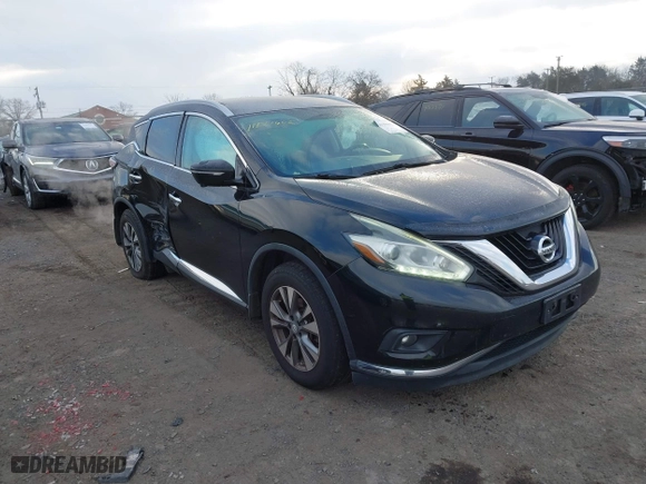 2015 Nissan Murano S with VIN 5N1AZ2MHXFN219500, listed as a IAAI auction lot 41191602 with 169,271 mi miles. Bid and sale history available at carsss.com. Image 1.