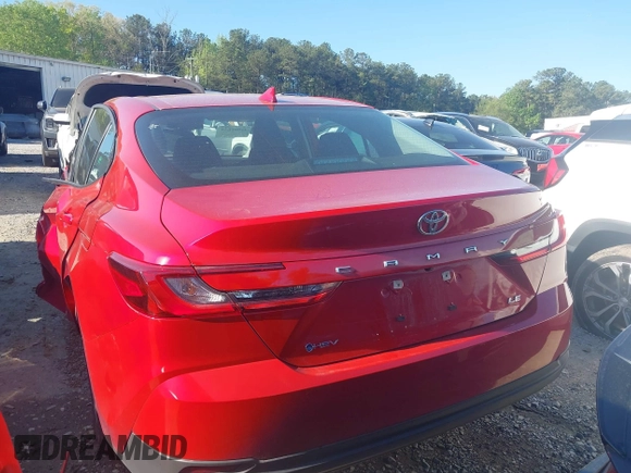 2025 Toyota Camry LE with VIN 4T1DAACK1SU042282, listed as a IAAI auction lot 41986639 with Not Provided miles and . Bid and sale history available at DreamBid. Image 3.