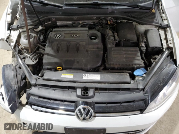 2015 Volkswagen Golf SportWagen TDI SE with VIN 3VWCA7AU0FM501705, listed as a Copart auction lot 48481995 with 133,894 mi miles and Salvage Title. Bid and sale history available at carsss.com. Image 11.