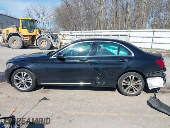 2017 Mercedes-Benz C 300 with VIN 55SWF4KB7HU184461, listed as a IAAI auction lot 41761593 with 55,161 mi miles and . Bid and sale history available at carsss.com. Image 14.
