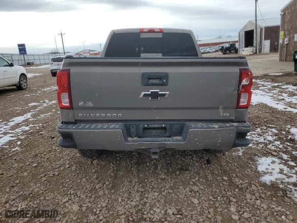 2017 Chevrolet Silverado 1500 LTZ with VIN 3GCUKSEJ8HG333353, listed as a Copart auction lot 84655294 with 0 mi miles and Salvage Title. Bid and sale history available at carsss.com. Image 6.