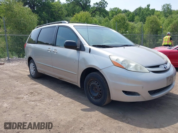 2006 Toyota Sienna CE with VIN 5TDZA23C56S562259, listed as a IAAI auction lot 42512870 with 199,762 mi miles and . Bid and sale history available at DreamBid. Image 1.