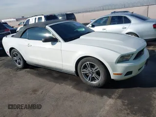2012 Ford Mustang V6 with VIN 1ZVBP8EMXC5222287, listed as a IAAI auction lot 41478409 with 194,224 mi miles and . Bid and sale history available at carsss.com. Image 1.