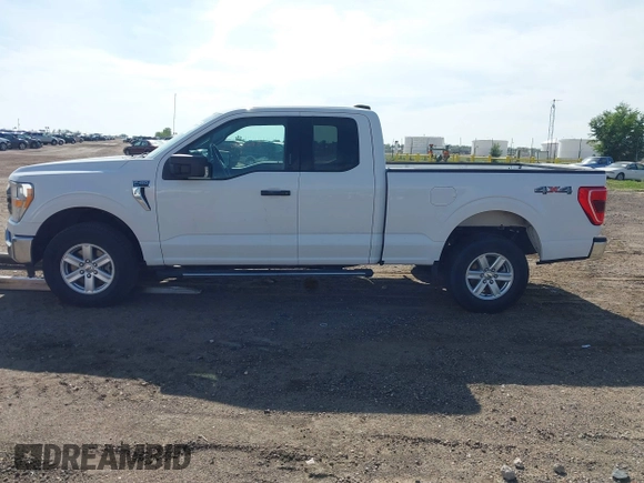 2021 Ford F-150 XL with VIN 1FTFX1E84MKE55115, listed as a IAAI auction lot 42081695 with 115,219 mi miles and . Bid and sale history available at DreamBid. Image 14.