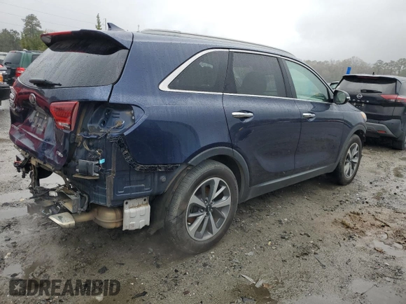 2019 Kia Sorento EX V6 with VIN 5XYPH4A54KG447534, listed as a Copart auction lot 48129275 with 93,132 mi miles and Salvage Title. Bid and sale history available at carsss.com. Image 3.