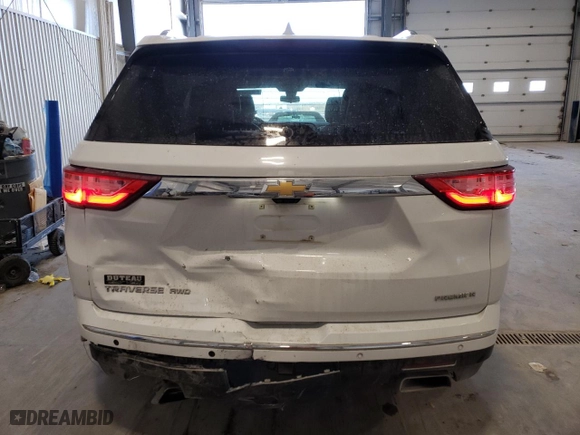 2021 Chevrolet Traverse Premier with VIN 1GNEVKKW0MJ233307, listed as a Copart auction lot 88956185 with 51,104 mi miles and Salvage Title. Bid and sale history available at carsss.com. Image 6.